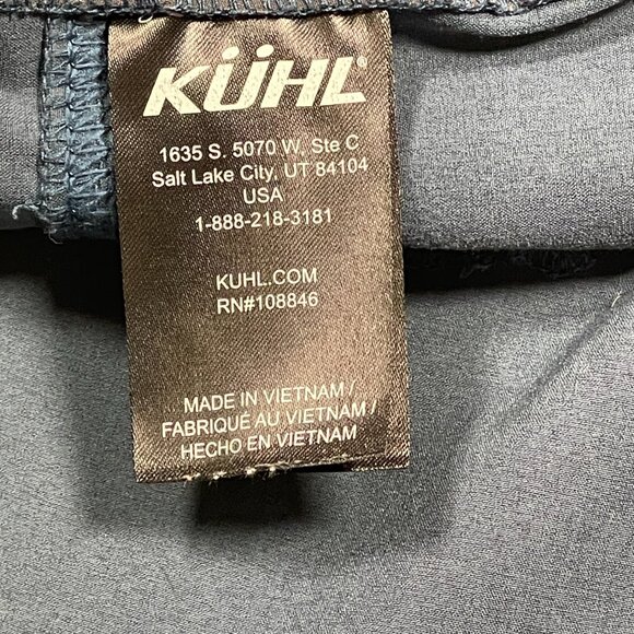 KUHL Women's FreeFlex Roll-Up Pants Blue Rainstorm, Size 6 - Picture 5 of 11